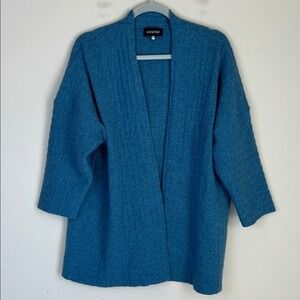 Eskandar Cashmere Shawl Collar Cardigan $2,995 Sweater One Size
